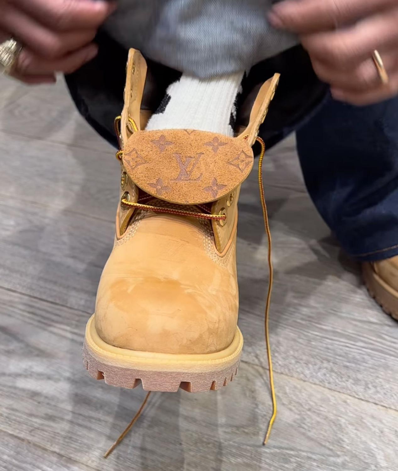 bottine timberland louis vuitton