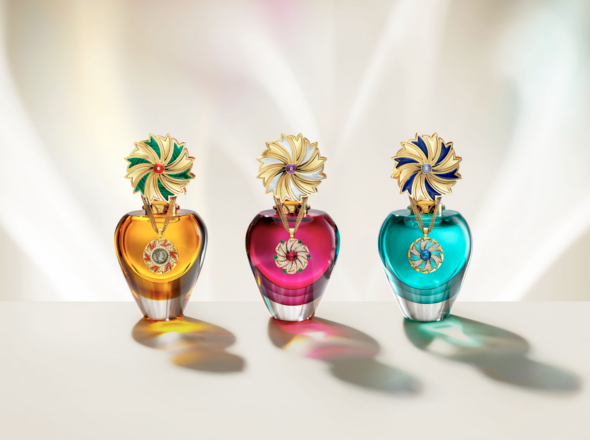 Eclettica, trio de parfums de luxe aux flacons rares