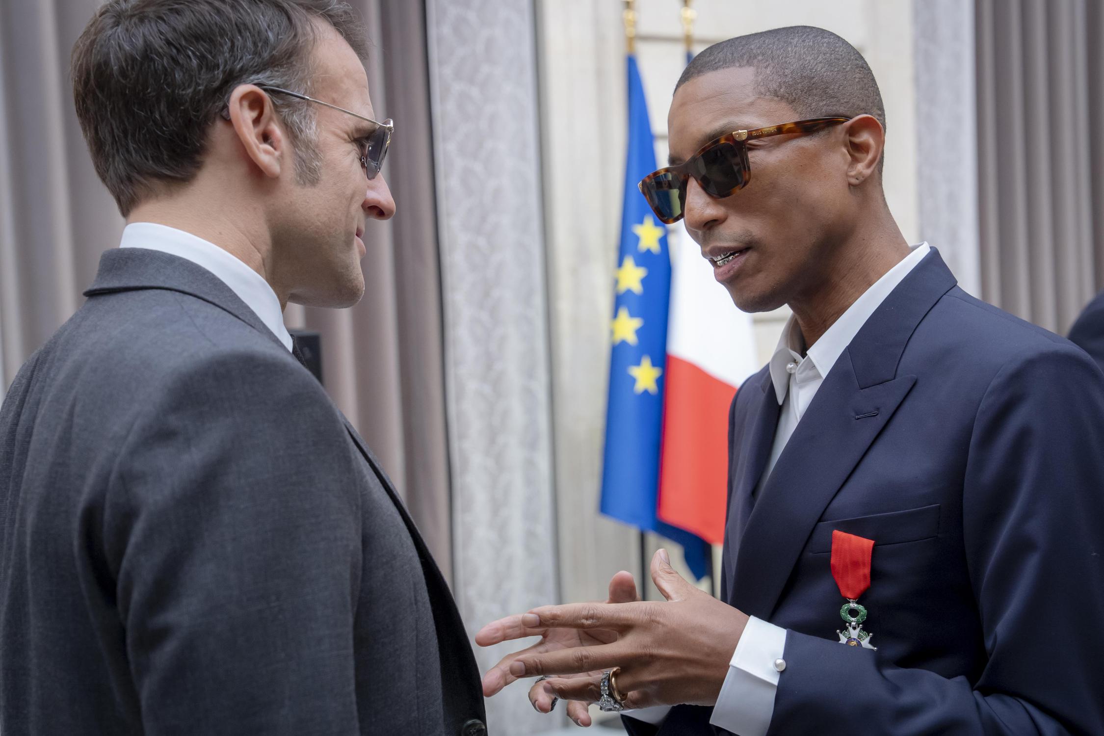 pharrell williams elys&eacute;e