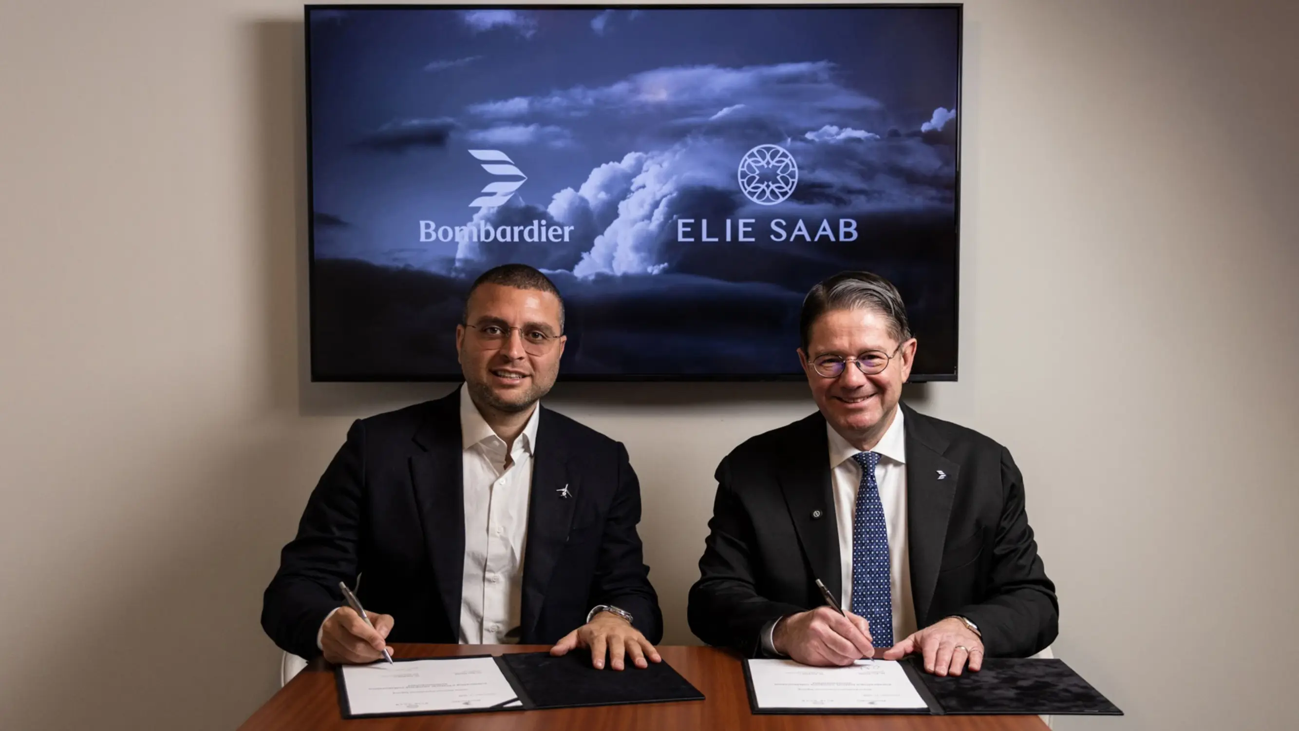 elie saab bombardier jet collaboration