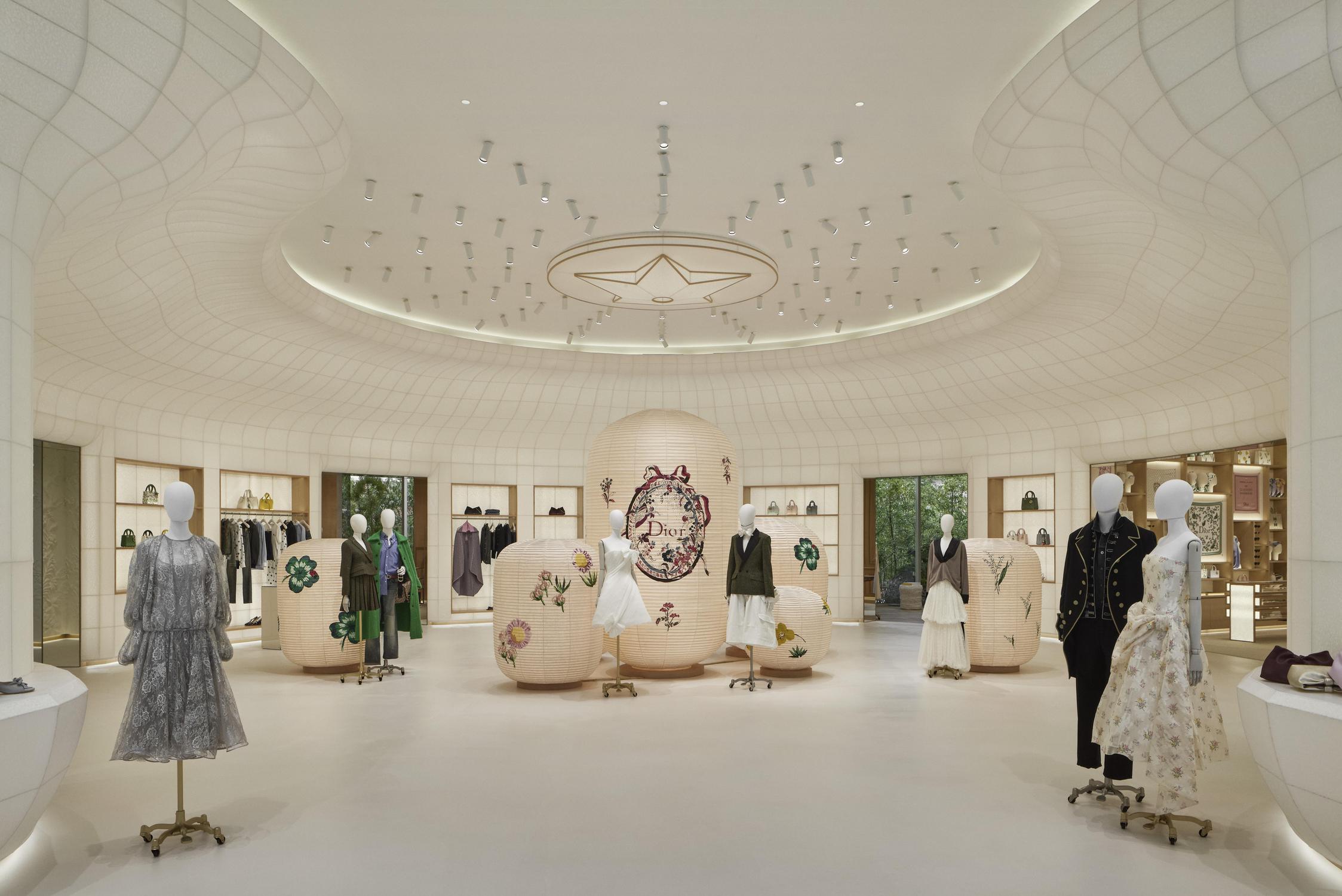 dior au japon, nouvelle boutique à tokyo