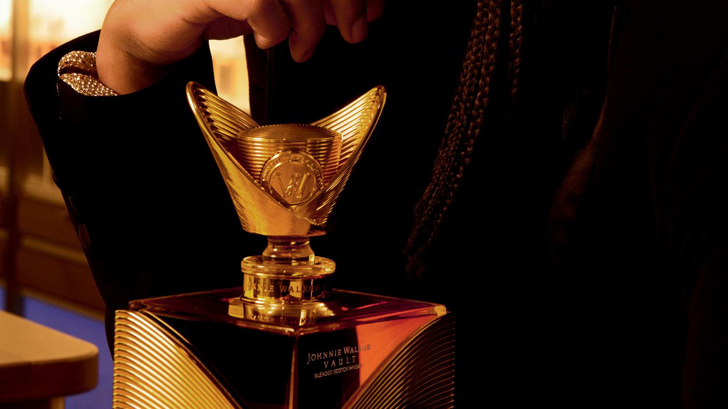 johnnie walker olivier rousteing whisky collaboration