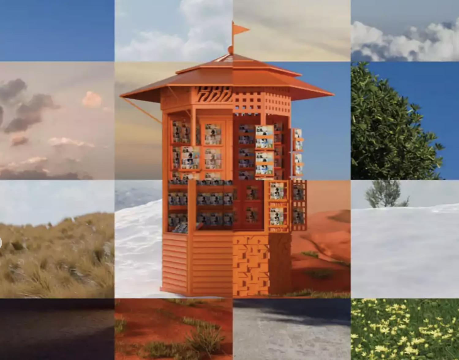 Où est le kiosque Hermès à Aix en Provence