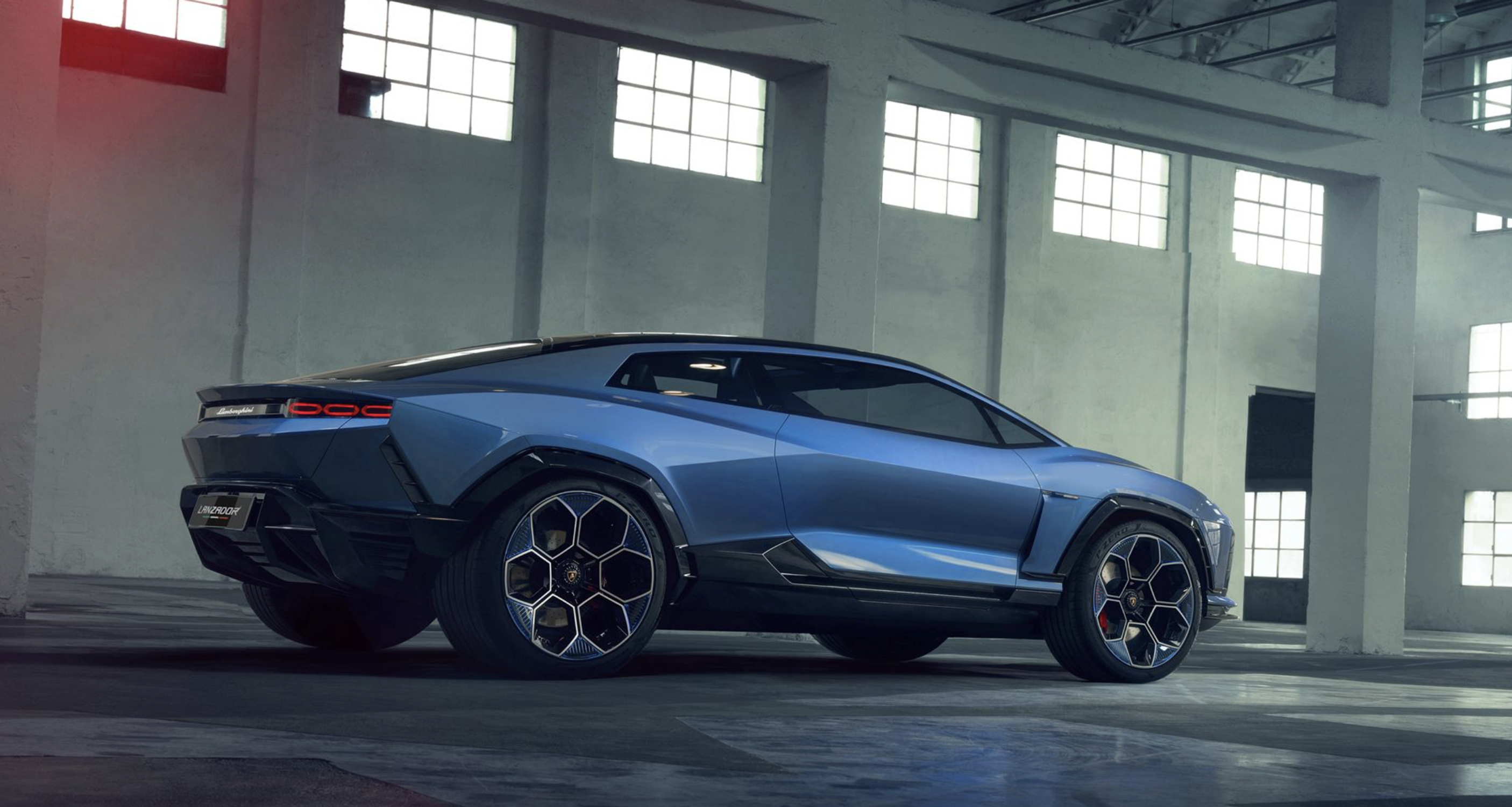 Concept-car Lamborghini Lanzador 100% électrique, le projet de supercar à batterie officiellement suspendu par la marque.