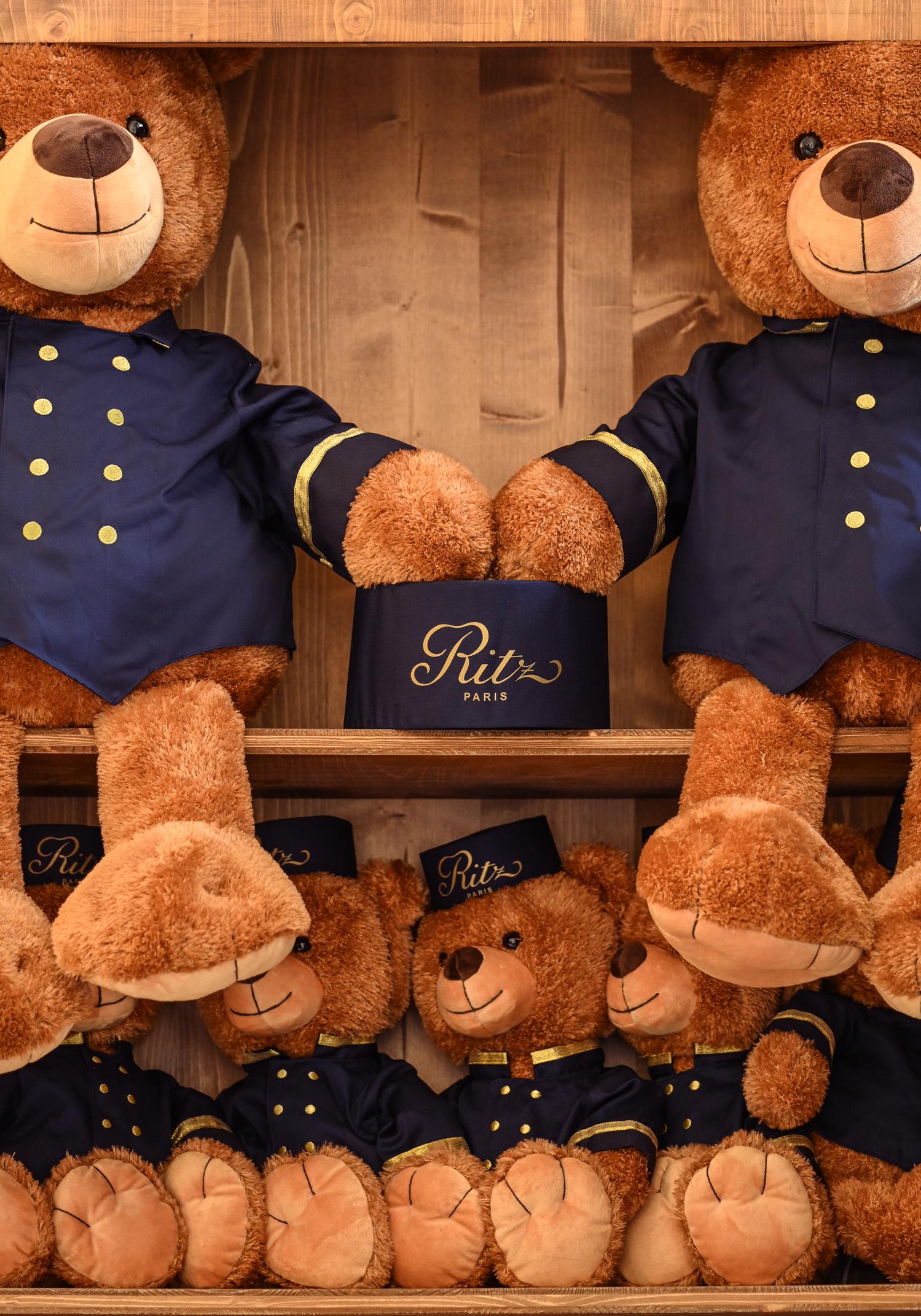 idée cadeau ours peluche de noel ritz paris