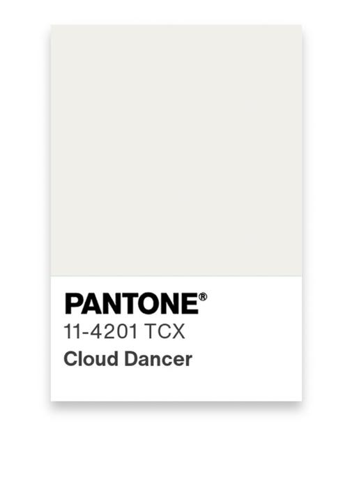 Le blanc Cloud Dancer de Pantone est la couleur de l'année 2026