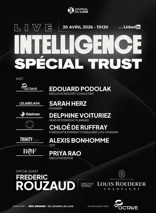 Live Intelligence spécial "Trust" : RDV le 30 avril