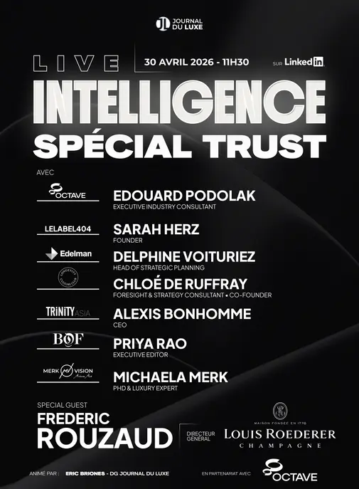 Live Intelligence : la confiance, nouveau capital stratégique du luxe