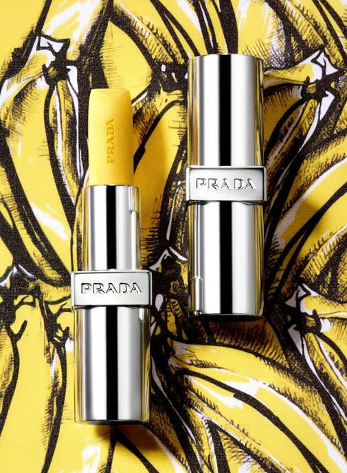 Prada Balm Banana Yellow - Quand Prada transpose son héritage graphique à la beauté