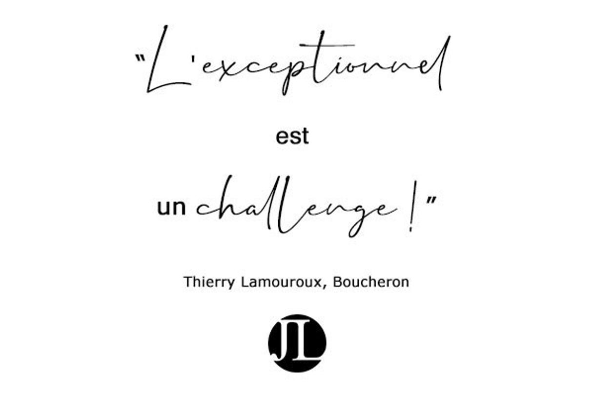 Citation Boucheron Salon du Luxe