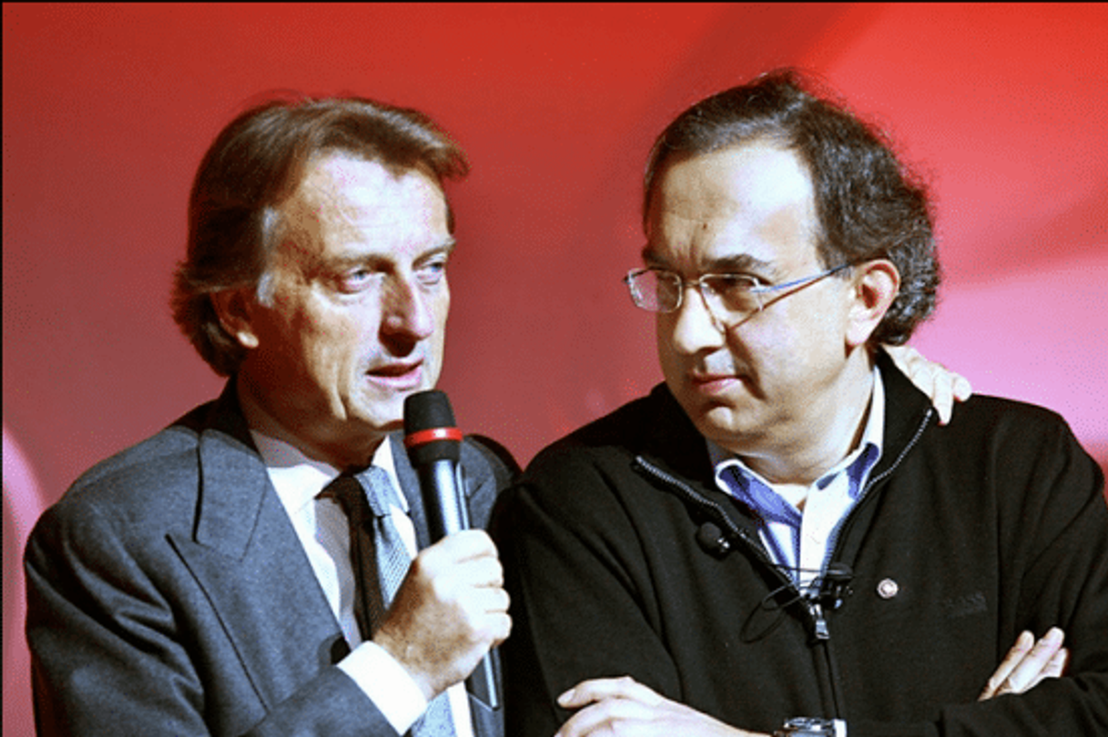 luca cordera di montezemolo sergio marchionne