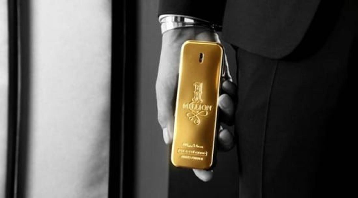 flacon doré one million pack rabanne