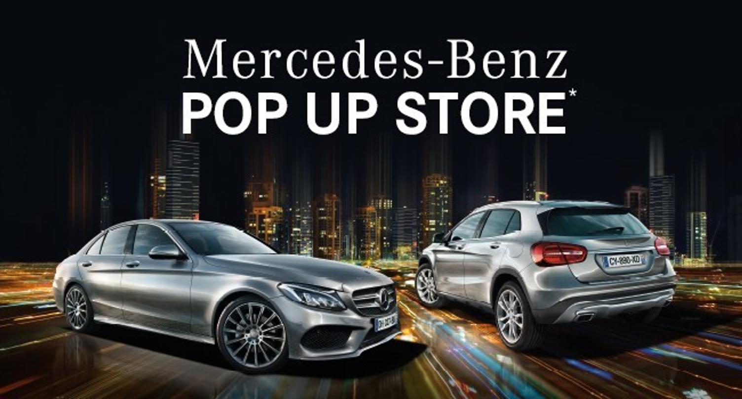Mercedes pop up store mercedes pop up store