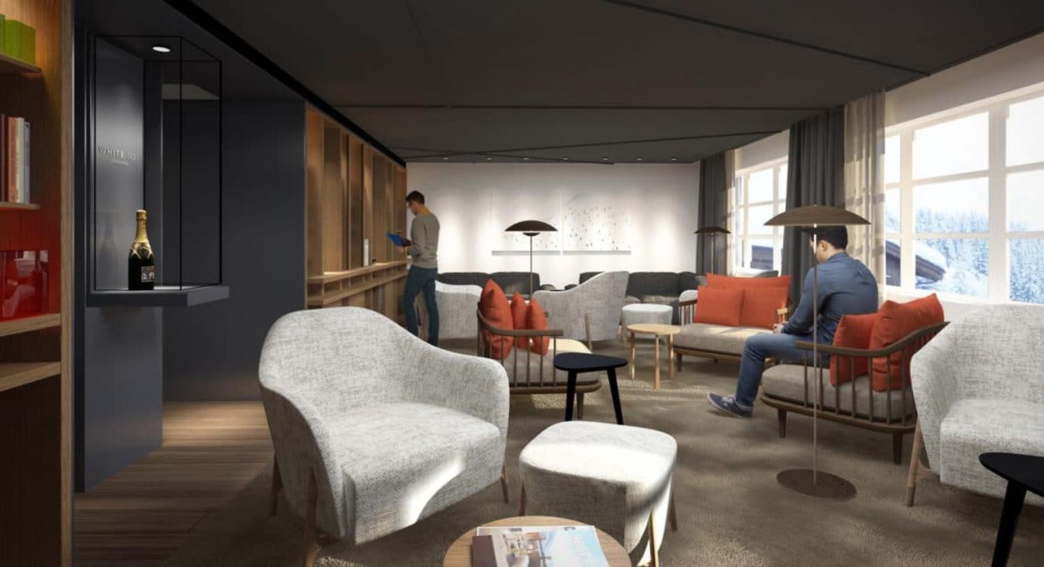 White 1921 Courchevel dans un esprit chaleureux