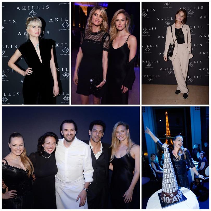 Soirée 10 ans AKILLIS _ Cécile Cassel Tomer Sisley Alice Taglioni Cyril Lignac Refaeli - Journal du Luxe