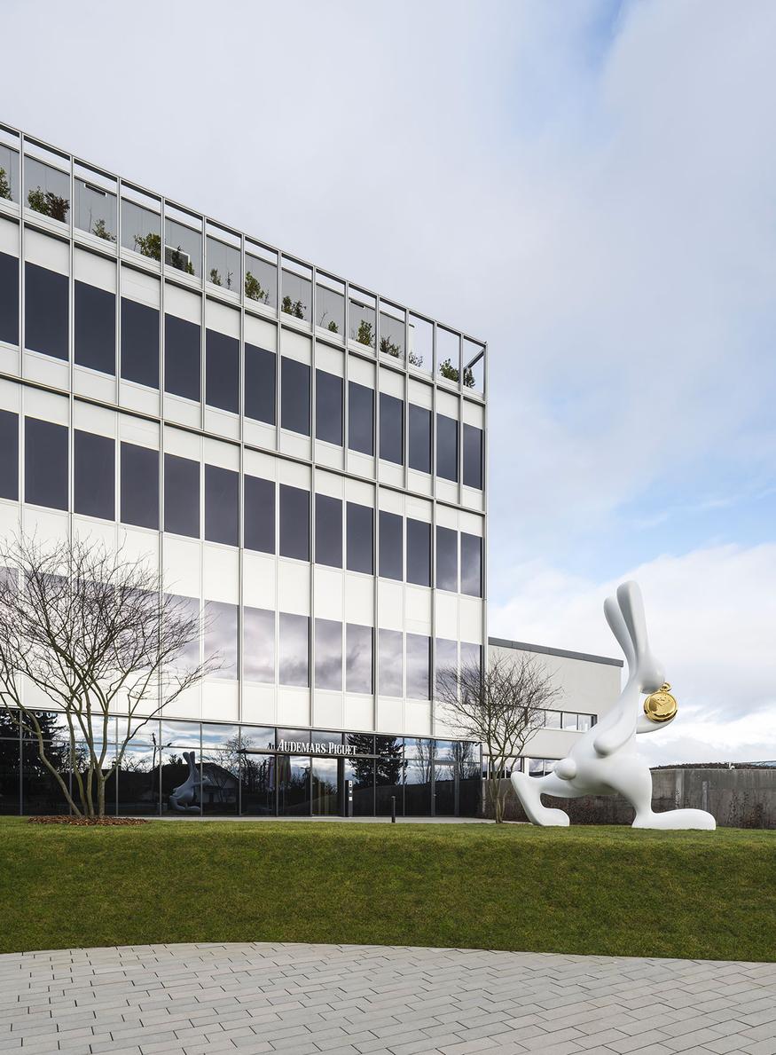 nouvel atelier de production de montres de luxe audemars piguet pres de geneve, à meyrin