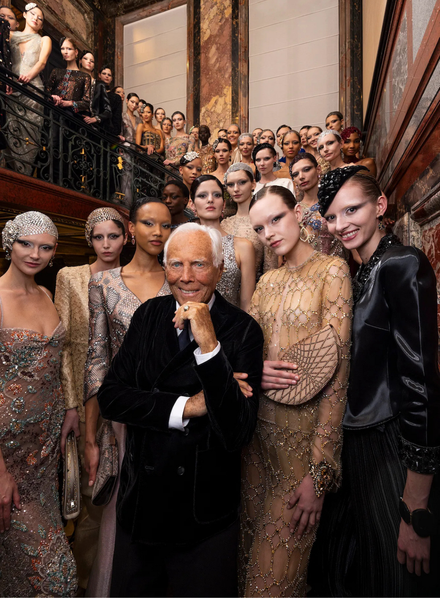Giorgio Armani privé couture exposition milan anniversaire