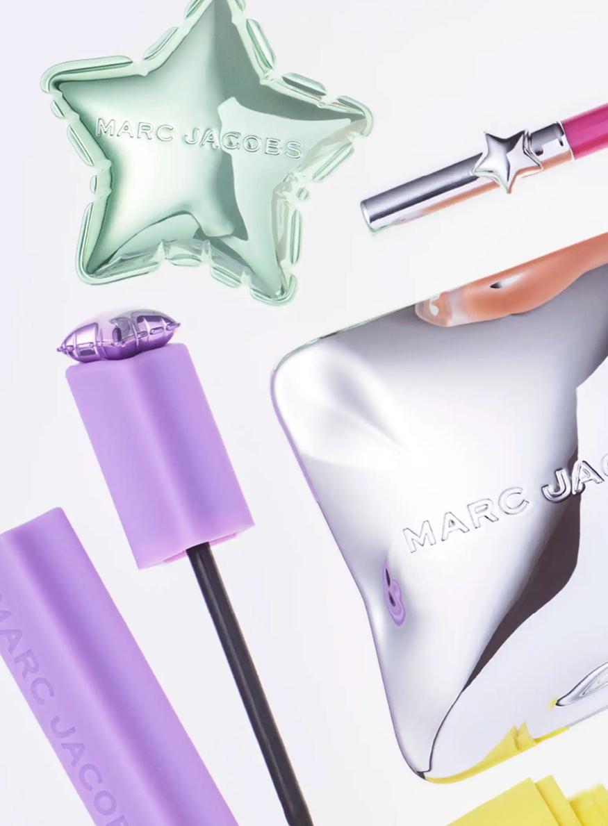 packagings de la nouvelle collection de maquillage de Marc Jacobs