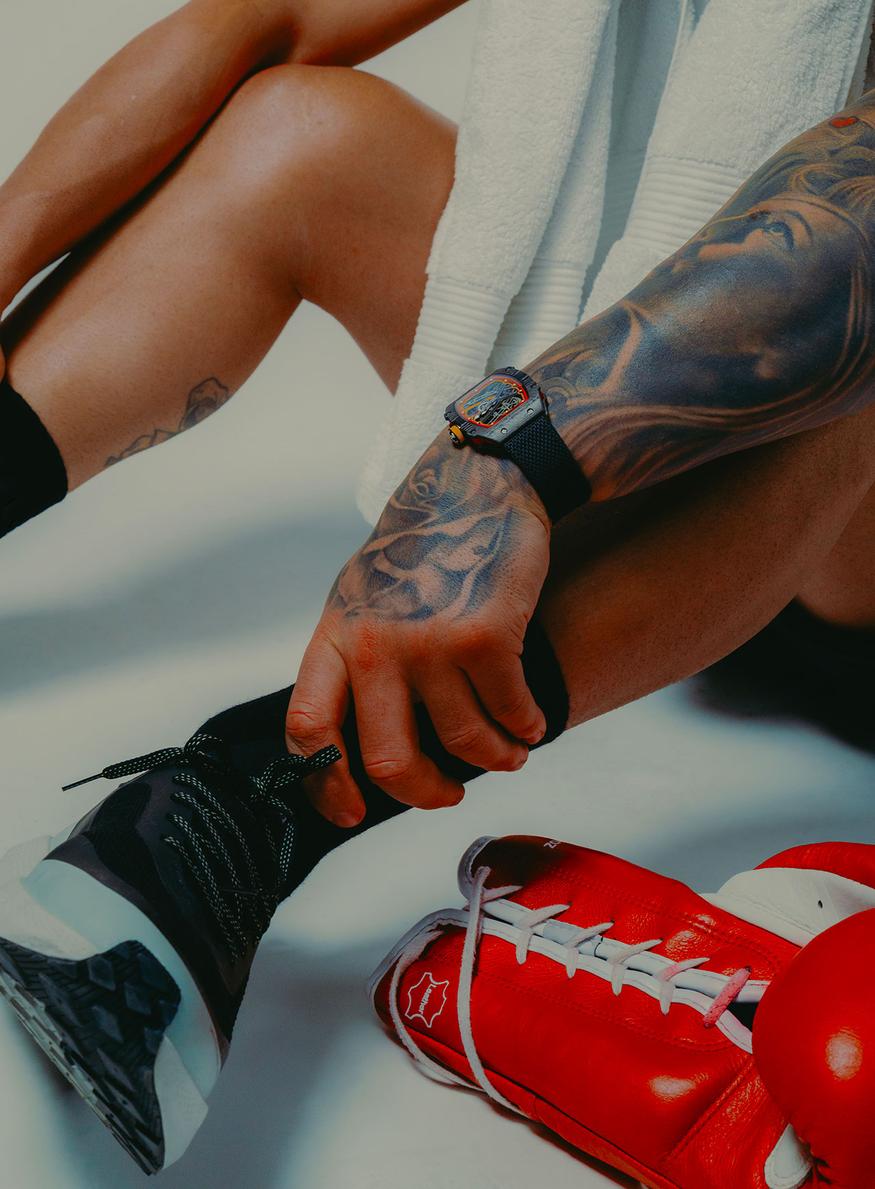 La montre de luxe d'Ilia Topuria est une RM 67-02 Automatique Extra-plate de Richard Mille