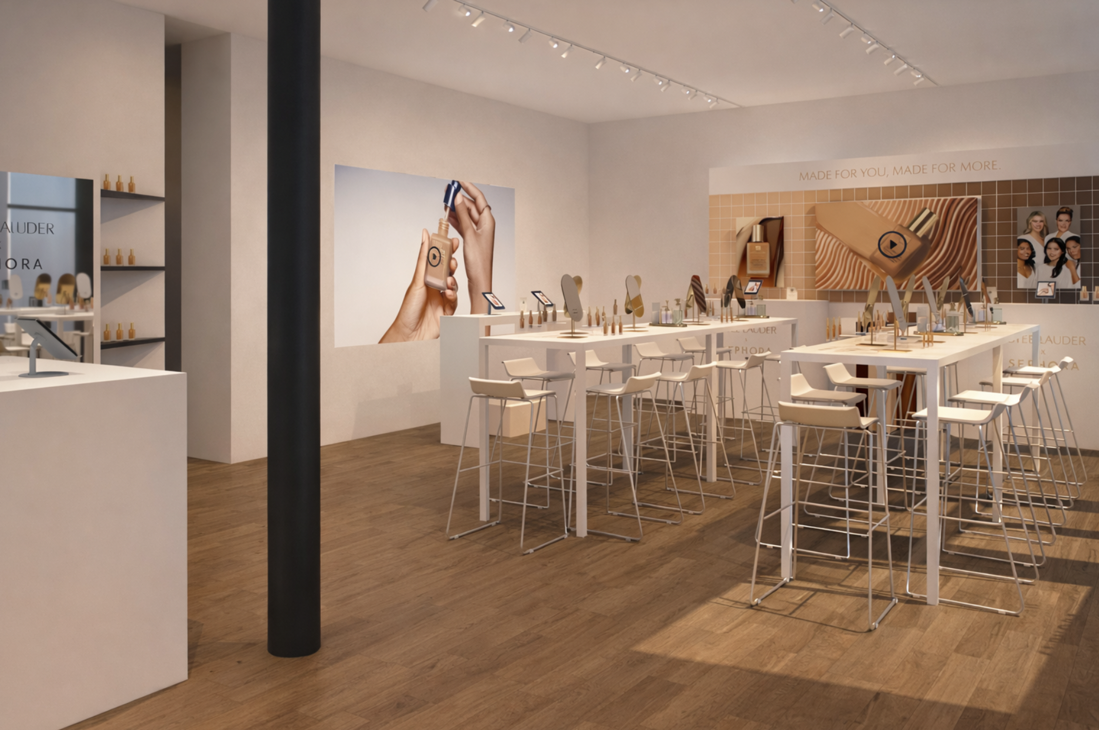 estee lauder paris pop up double wear fond de teint