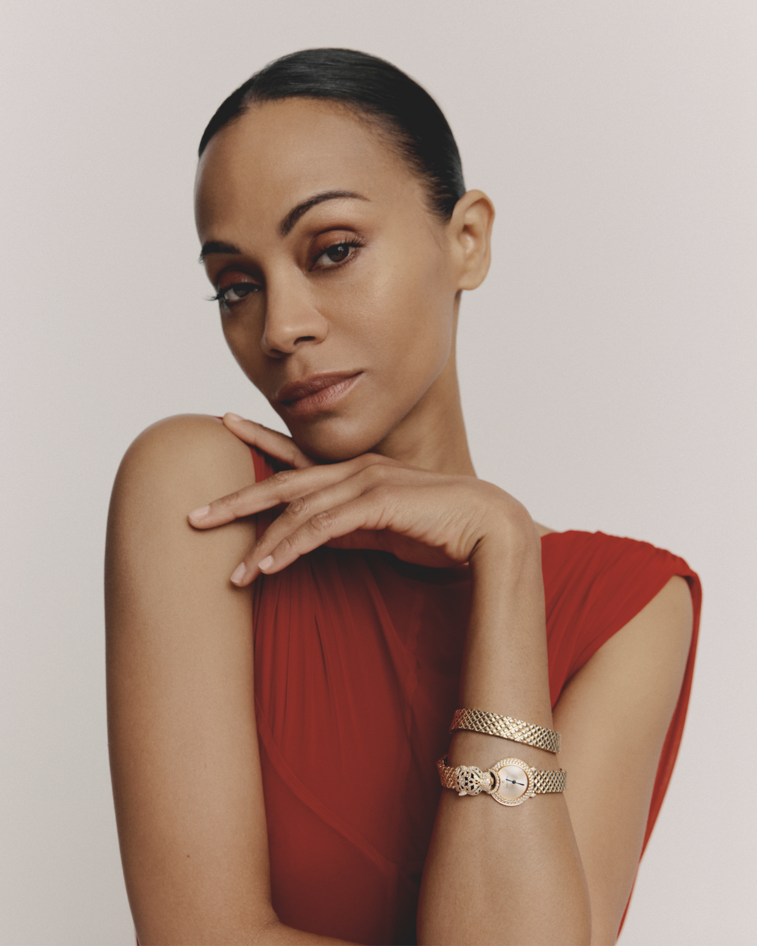 zoe saldana cartier